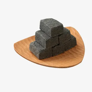 黑芝麻糕设计素材免抠