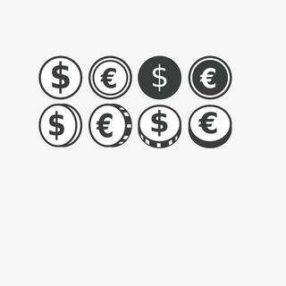 钱币图标组合免抠