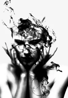 黑色烟雾装饰免抠