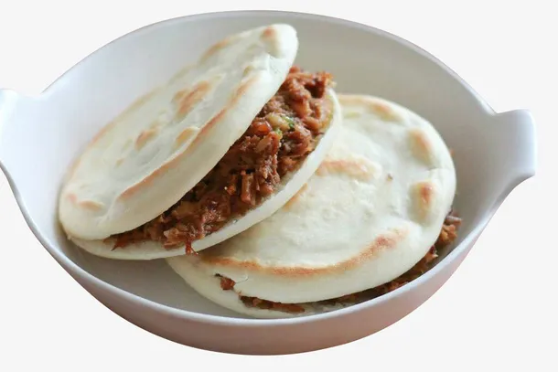 西安特色小吃腊汁肉白吉馍免抠