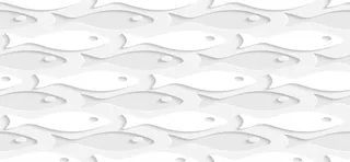 白色纸鱼无缝背景高清