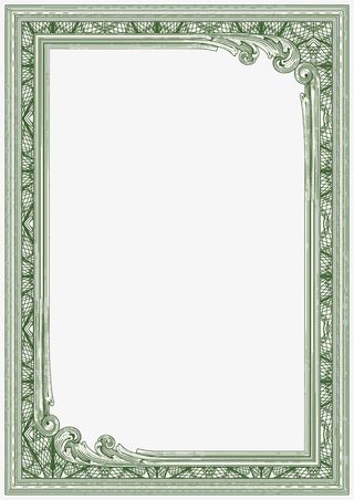 花纹边框矢量免抠