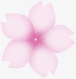 粉色桃花花瓣免抠