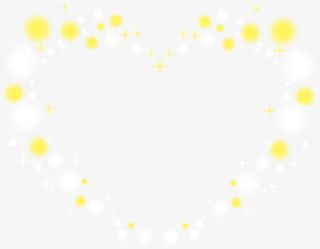 手绘星点爱心形状设计效果免抠