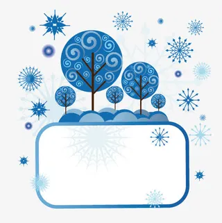 创意树边框免抠