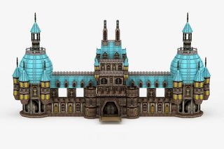 欧式古风城堡建筑免扣免抠