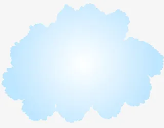 蓝色云朵底纹免抠