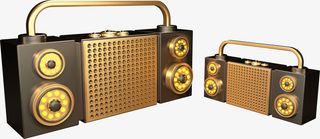 电商音响C4D装饰图案免抠