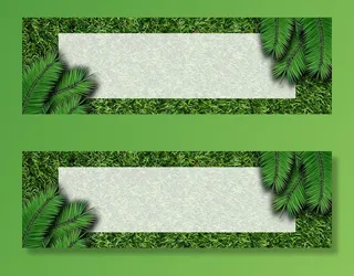 春夏小清新绿色电商海报背景高清文艺清新背景