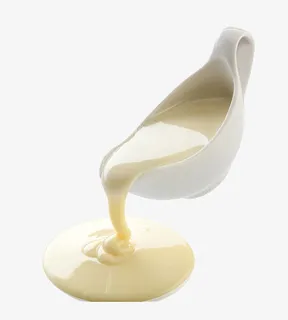 倾倒的奶油免抠