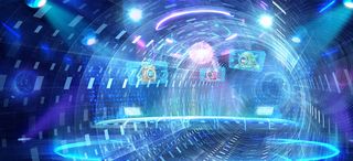 蓝色科技618酷炫banner高清