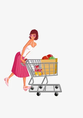 购物车素材免抠