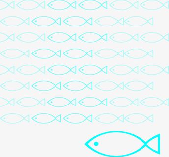 小鱼背景花纹底纹