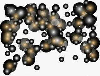 黄色梦幻光芒免抠