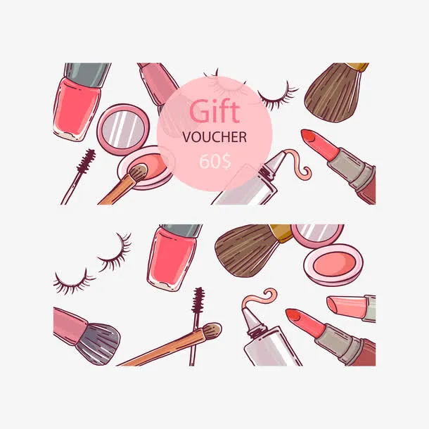 化妆品海报底纹免抠