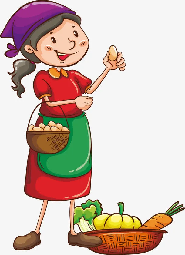 出去买菜的主妇免抠