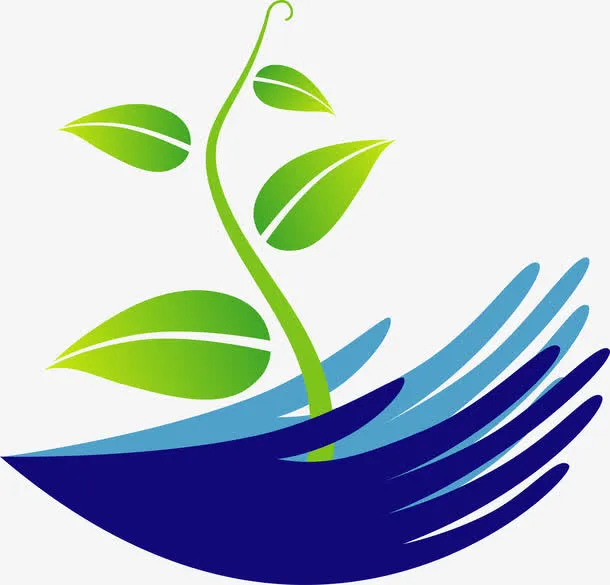 卡通手绘小康社会图标logo免抠