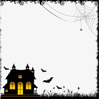 万圣节边框免抠