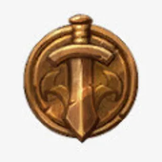 黄铜色剑图标免抠