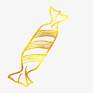 圣诞节烫金装饰圣诞糖果花纹免抠免抠