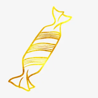 圣诞节烫金装饰圣诞糖果花纹免抠免抠