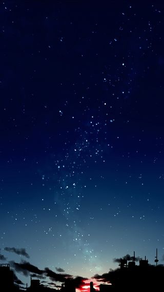 绝美星空H5背景高清