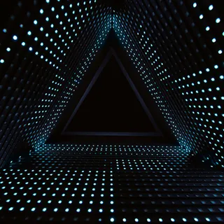 炫酷三角光点背景高清