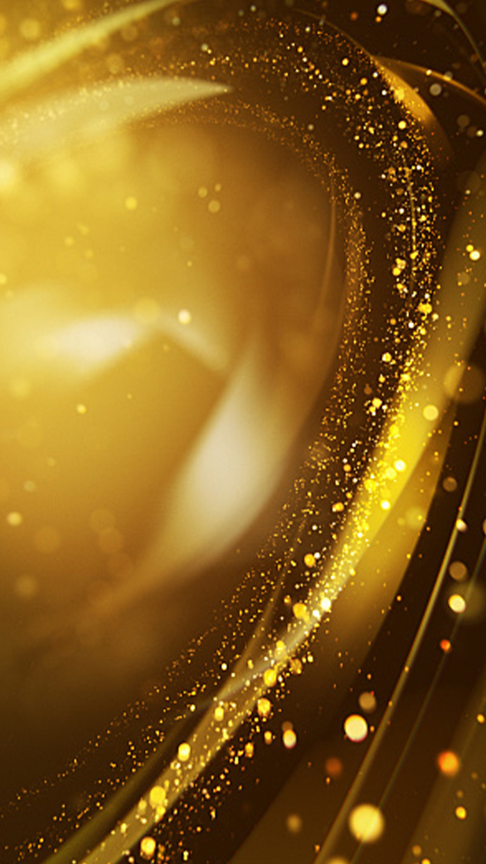 大气炫酷金色动感科技H5背景高清