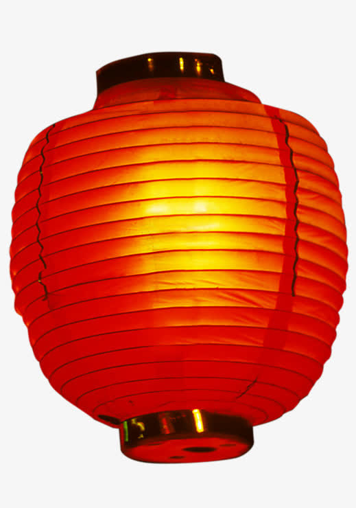 灯笼高清灯笼亮起的灯笼免抠