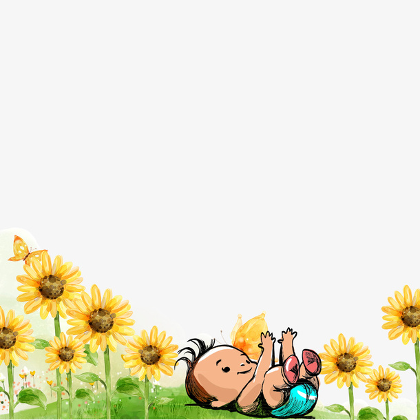 向日葵素材免抠