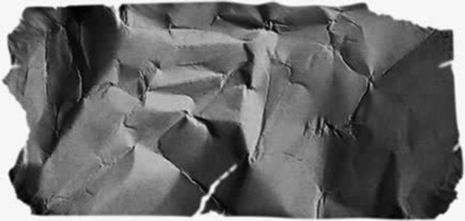 灰色褶皱纸张七夕情人节免抠