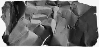 灰色褶皱纸张七夕情人节免抠