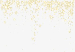 金色星光发光装饰元素免抠