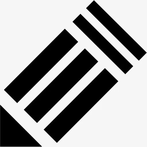 铅笔标志图标免抠