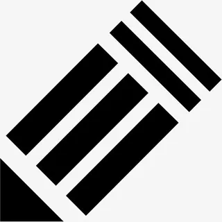 铅笔标志图标免抠