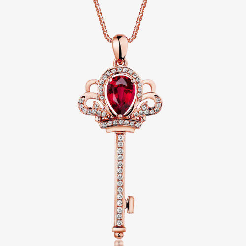 DEMONE黛慕妮石钥匙吊坠免抠