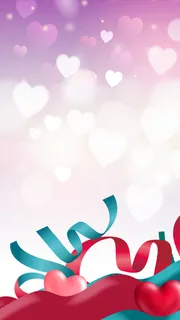 扁平紫色渐变H5背景高清