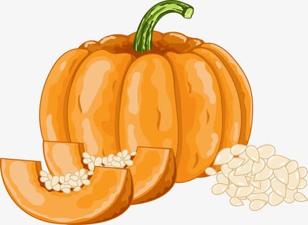 黄色的南瓜免抠