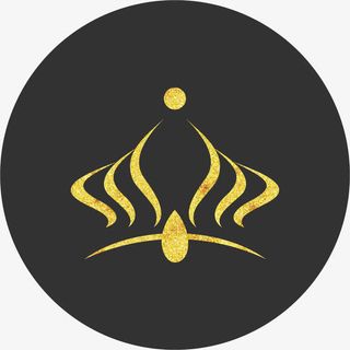 金色磨砂皇冠LOGO免抠