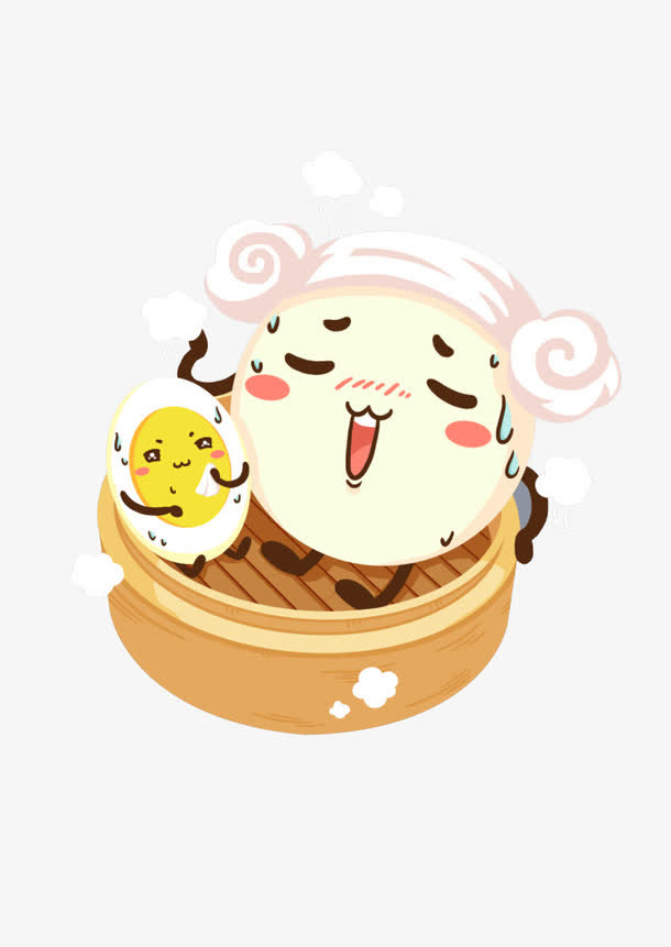 馒头鸡蛋免抠