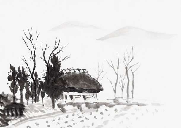 古风院落文化院景免抠