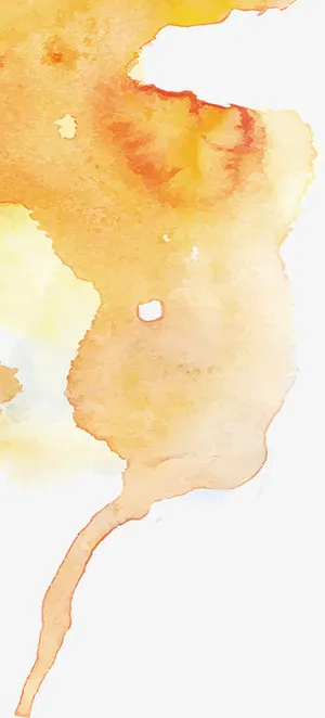 彩色水墨元素免抠