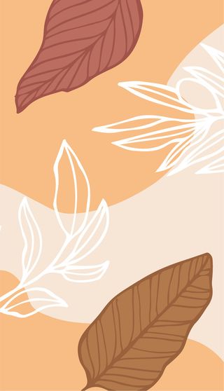 暖黄色的秋天免抠