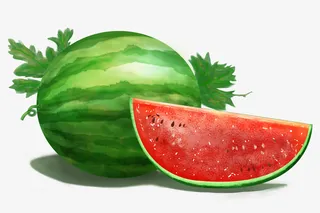 解暑的大西瓜免抠