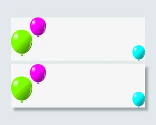 气球六一素材免抠