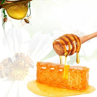 蜂蜜蜂巢食品促销PSD分层主图背景素材高清