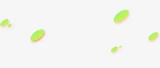 绿色漂浮双11装饰免抠