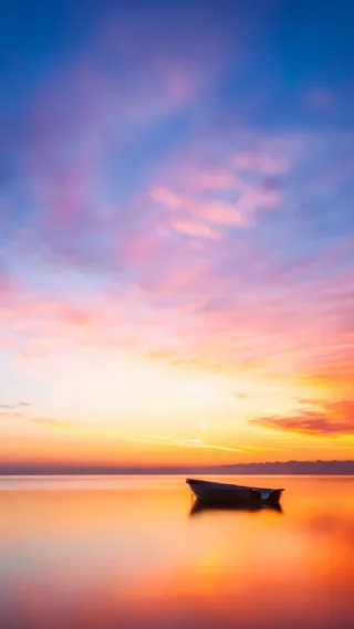 蓝天彩云大海手机端H5背景高清