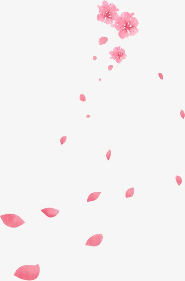 粉色花免抠
