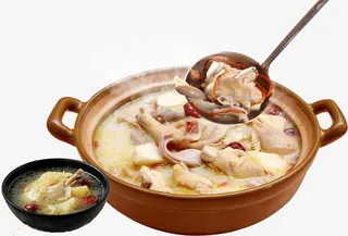 热气腾腾猪肚鸡免抠